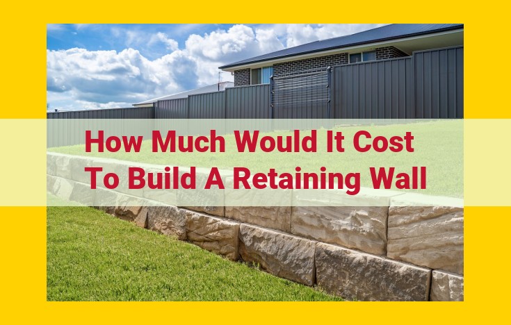 Cost Factors and Variables for Building a Retaining Wall: A Comprehensive Guide