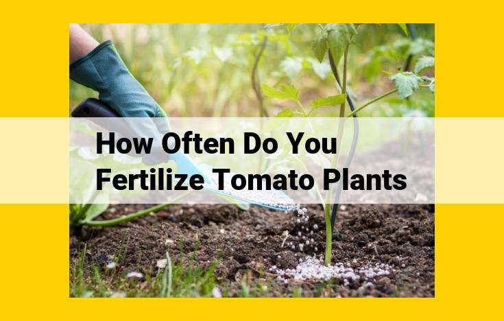 Tomato Fertilization Guide: Frequency, Types, and Monitoring for Optimal Growth