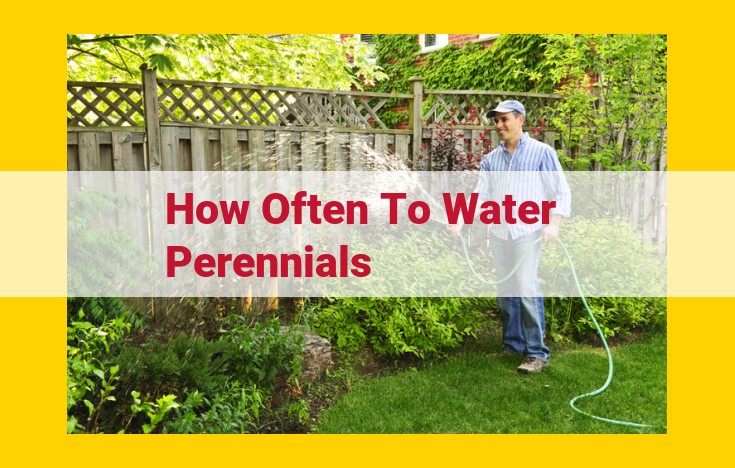 Comprehensive Guide to Effective Perennial Watering for Optimal Health and Growth