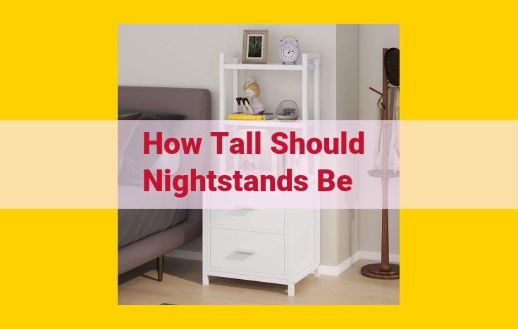 How to Choose the Perfect Height Nightstand for Enhanced Comfort and Accessibility