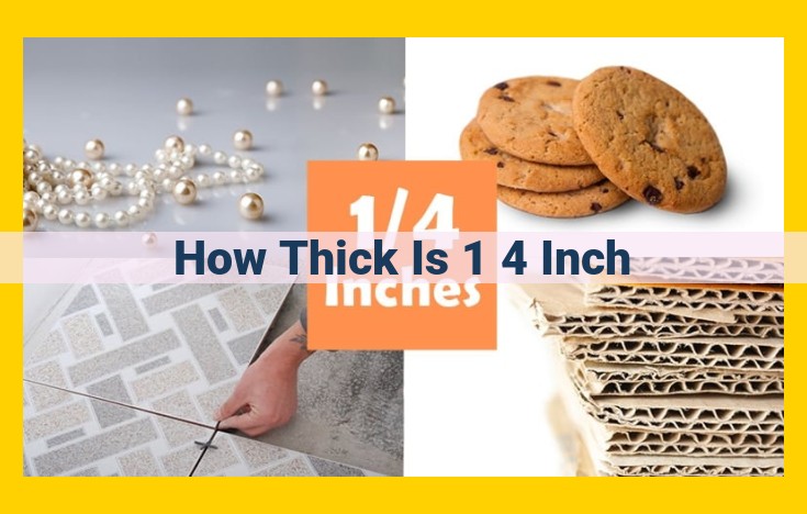 What Thickness is 1/4 Inch? A Comprehensive Guide for Engineers and Builders