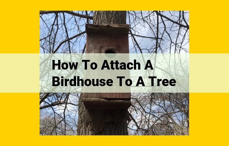 How to Securely Attach a Birdhouse to a Tree: A Comprehensive Guide