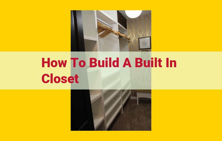 Build a Custom Built-In Closet: Step-by-Step Guide for a Functional and Stylish Storage Solution