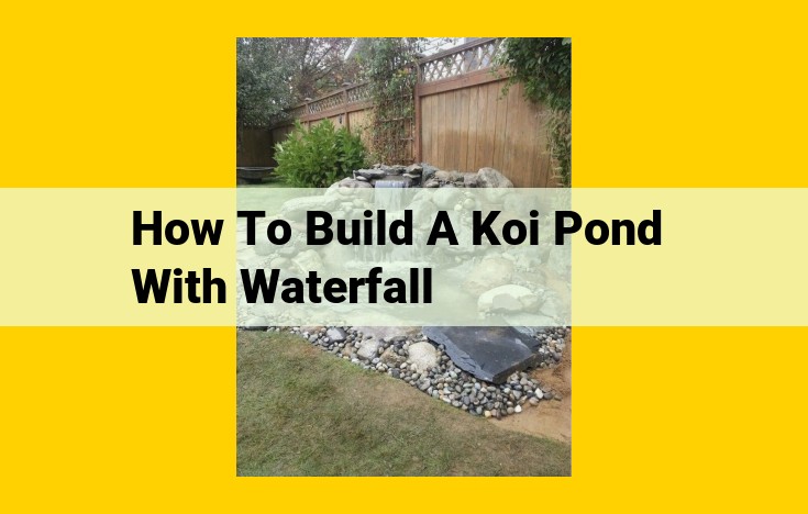 Build an Enchanting Koi Pond with Waterfall: A Comprehensive Guide