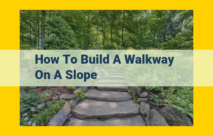 Expert Guide to Building a Slope Walkway: Materials, Techniques, and Safety