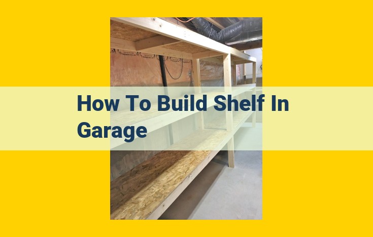 DIY Garage Shelving: A Comprehensive Guide to Maximize Storage and Organization