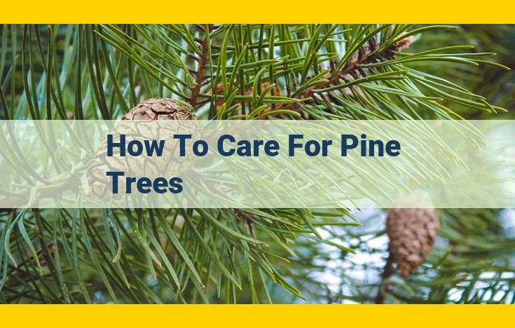 Caring for Pine Trees: Essential Biology for Enhanced Tree Health