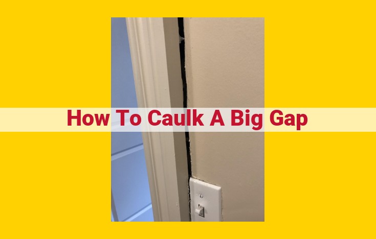 Ultimate Guide to Caulking: Sealing Gaps, Preventing Leaks, and Enhancing Energy Efficiency