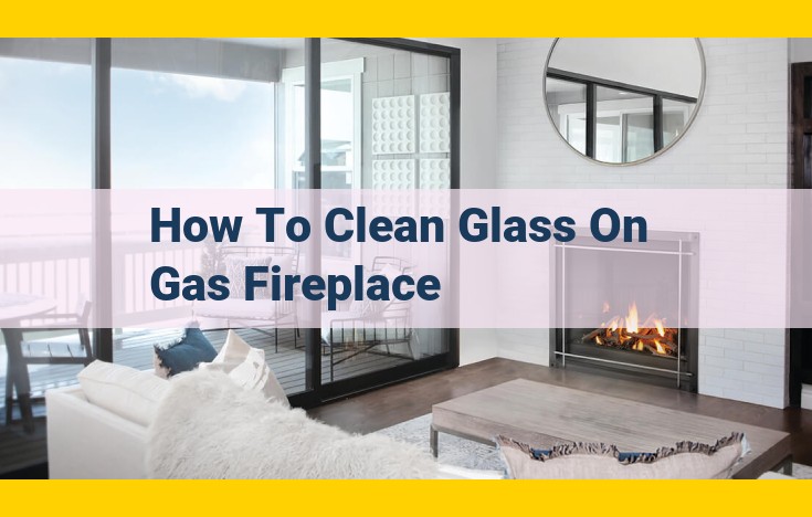 Expert Guide: Clean Gas Fireplace Glass for a Crystal-Clear Glow