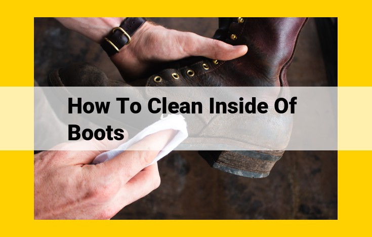 Expert Guide: How to Clean Boot Interiors for Fresh and Pristine Wear