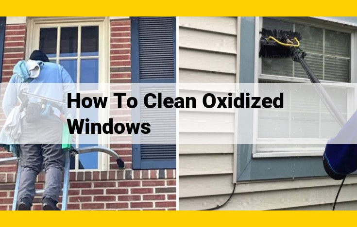 Eco-Friendly Window Cleaning: Banish Oxidation with Natural Cleaners