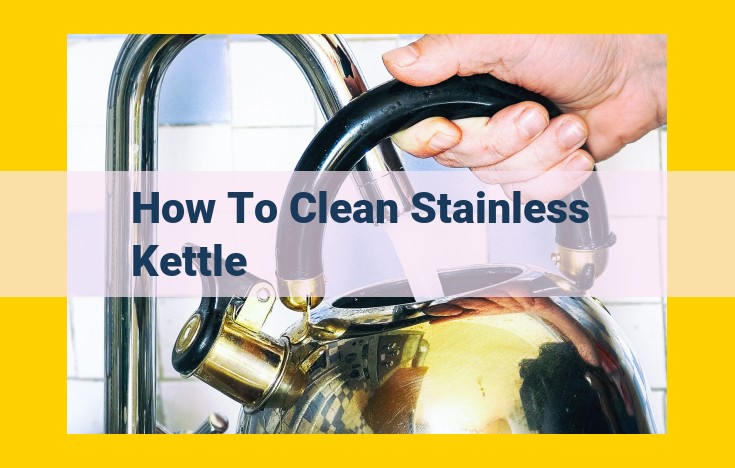 Ultimate Guide to Cleaning Stainless Steel Kettles for Pristine Beverages