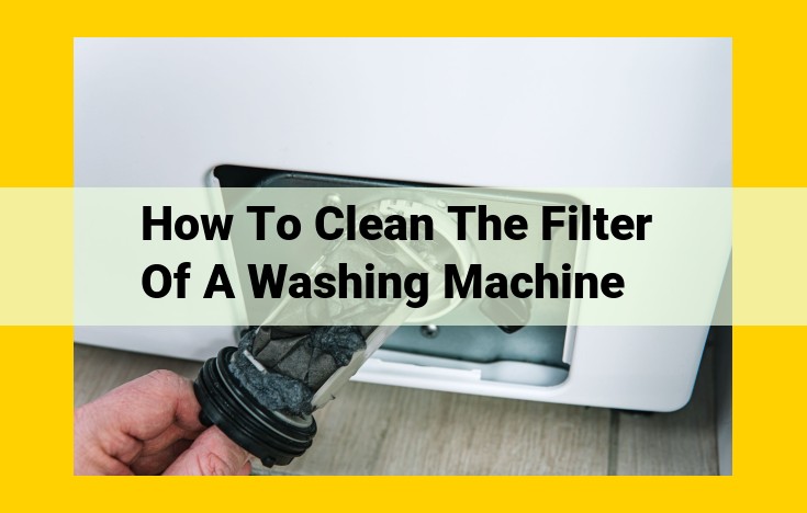 How to Effortlessly Clean Your Washing Machine Filter for Peak Performance