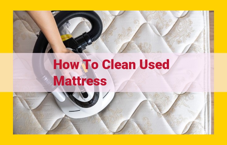 Ultimate Mattress Cleaning Guide: Keep Your Bed Hygienic and Healthy