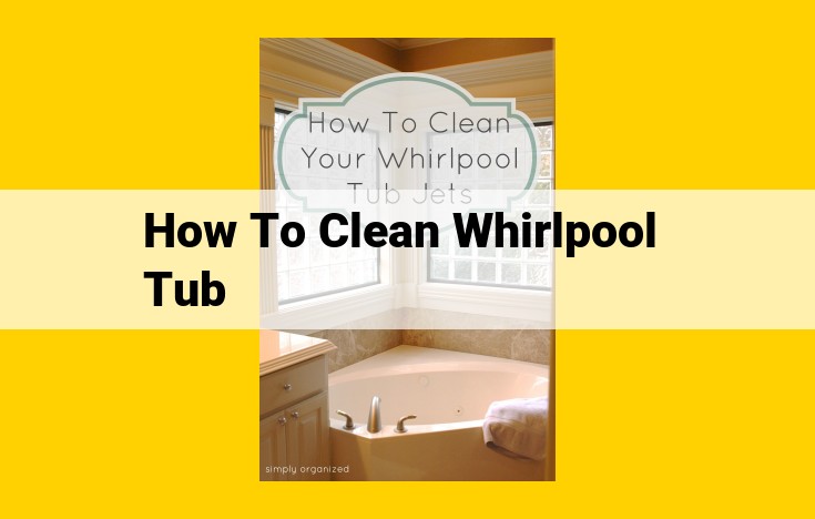 Comprehensive Whirlpool Tub Deep Cleaning Guide: Essential Tools and Techniques