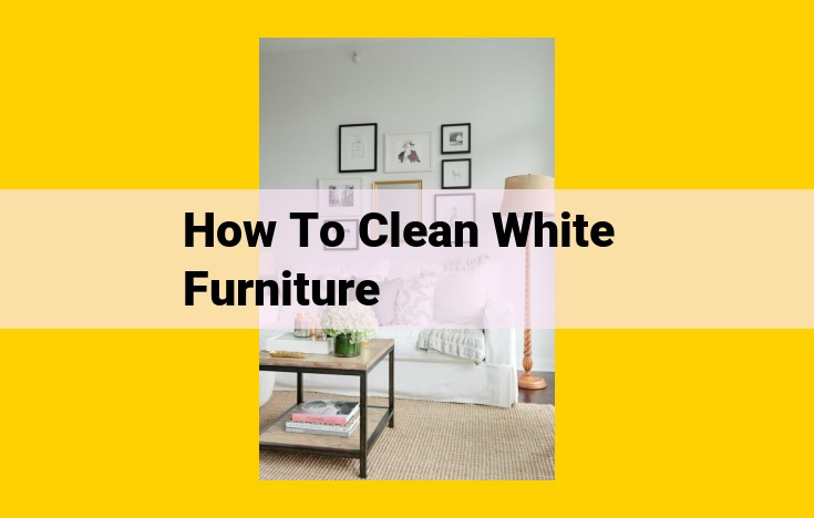 Ultimate Guide to Spotless White Furniture: Cleaning Tips for Pristine Results