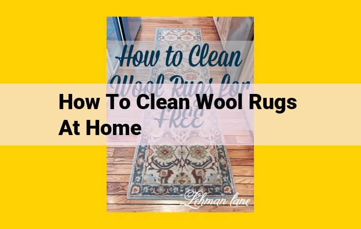 Ultimate Guide to Cleaning Wool Rugs at Home: Proven Methods for Spotless Floors