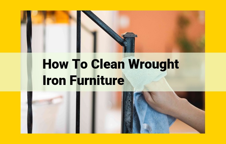 Ultimate Guide to Cleaning Wrought Iron Furniture: Dirt Removal, Stain Management, and Professional Tips