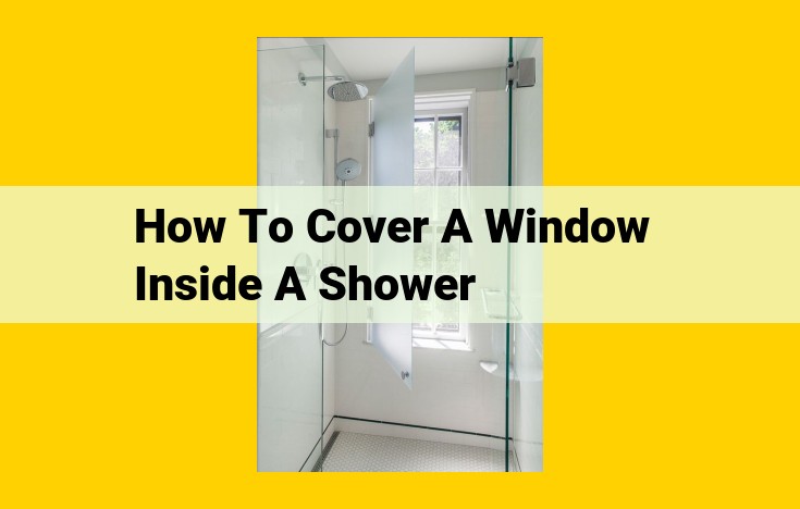 Covering Windows in Showers: Privacy and Ventilation Solutions