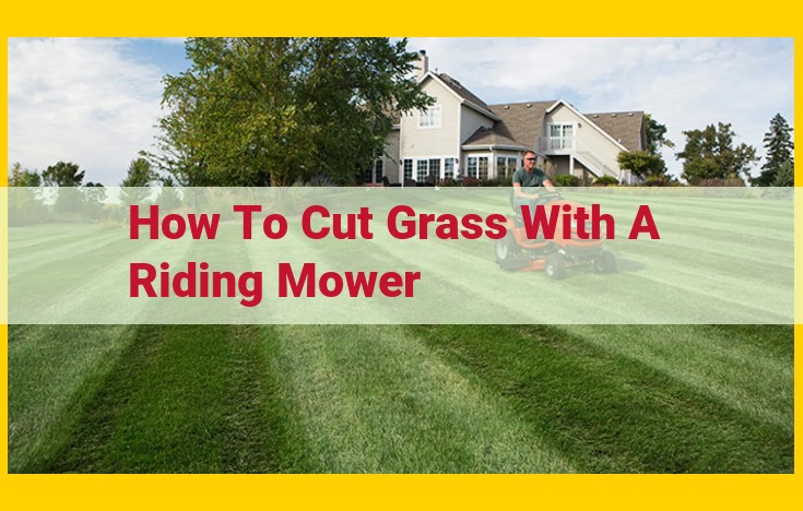 Ultimate Guide to Effective Grass Cutting with Riding Mowers: Equipment, Safety, Techniques, and Maintenance