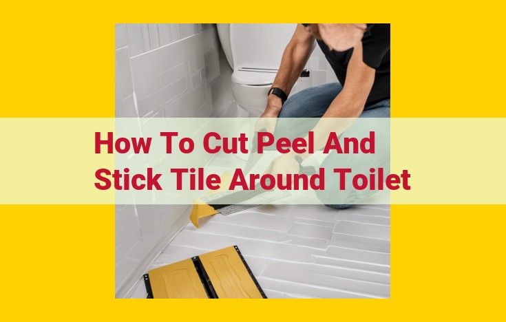 DIY Guide: Installing Peel and Stick Tiles Around a Toilet with Ease