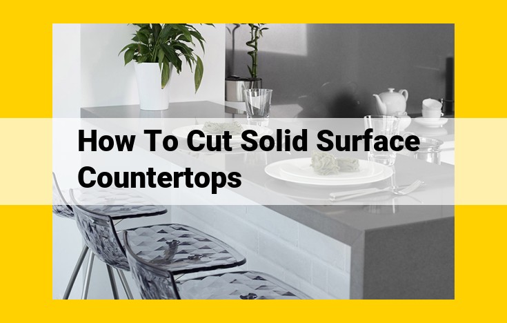 The Ultimate Guide to Cutting Solid Surface Countertops: Step-by-Step for Flawless Precision