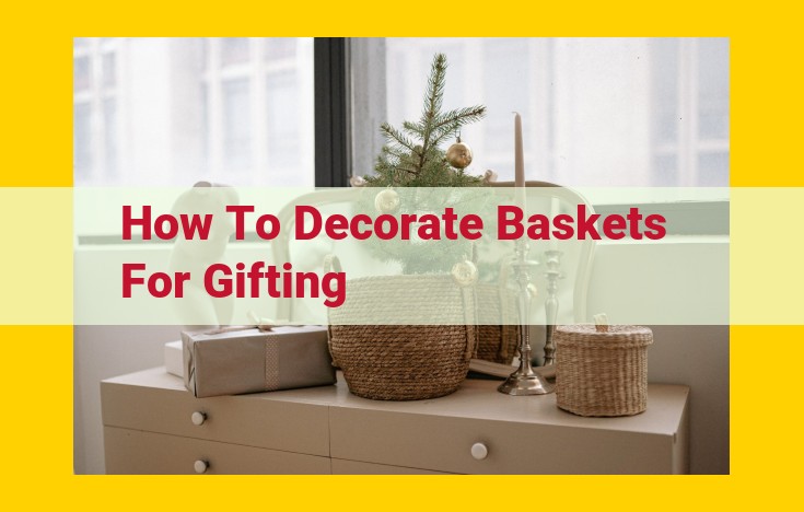 DIY Basket Decorating Ideas for Gifts: Enhance Presentation and Personalization