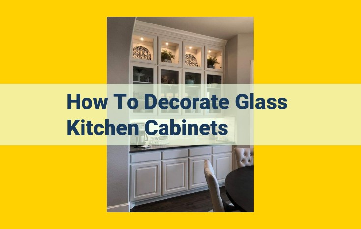 Spruce Up Your Kitchen: Ultimate Guide to Decorating Glass Kitchen Cabinets