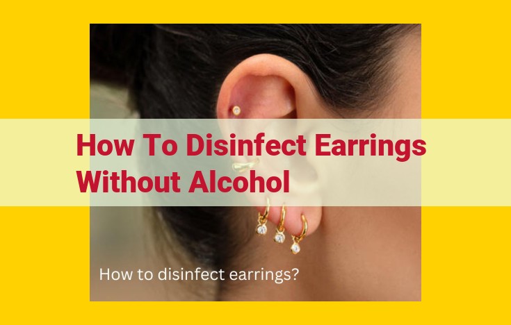 Disinfect Earrings Safely Without Alcohol: 3 Quick and Effective Methods