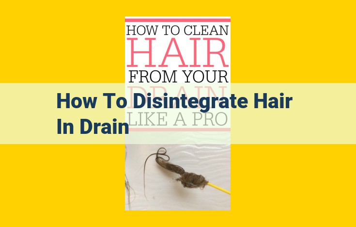 How to Dissolve Hair Clogs in Drains: Effective Solutions and Safety Tips