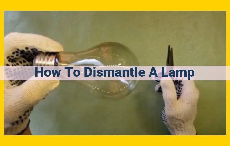 Comprehensive Guide to Dismantling a Lamp for Safe and Efficient Maintenance