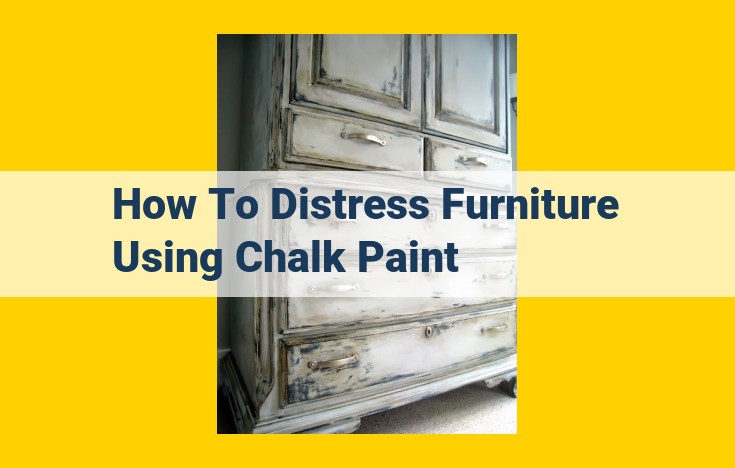 Distress Furniture with Chalk Paint: A Step-by-Step Guide to Create Aged Charm