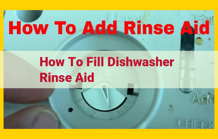 Step-by-Step Guide: Optimizing Dishwasher Rinse Aid Dispenser for Pristine Results