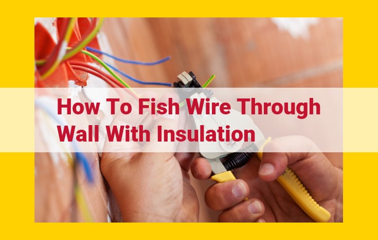 How to Run Wires Through Insulated Walls: Tools, Techniques, and Safety