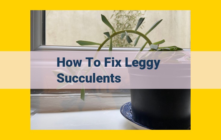 Leggy Succulents: Comprehensive Guide to Fix, Prevent, and Manage Plant Height