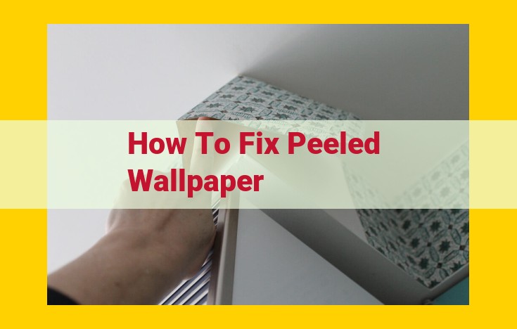 How to Repair Peeled Wallpaper: Step-by-Step Guide for Flawless Results