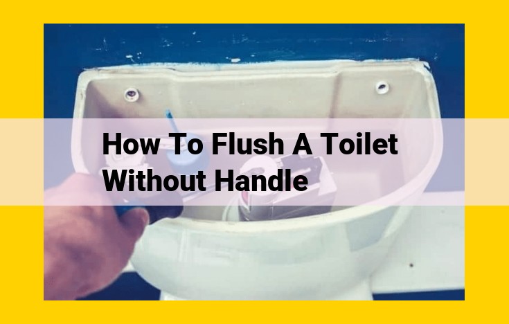 DIY Toilet Flush: Manual Flapper Lift for Broken Handles