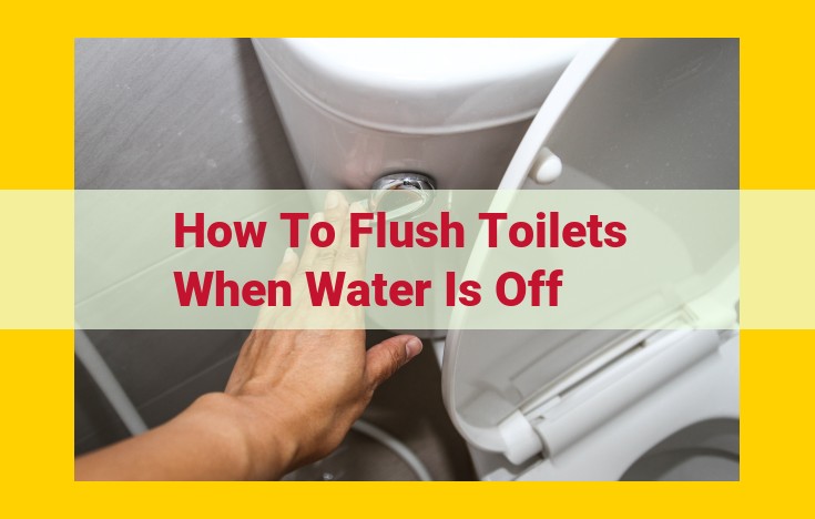 How to Flush a Toilet Without Water: A Step-by-Step Guide