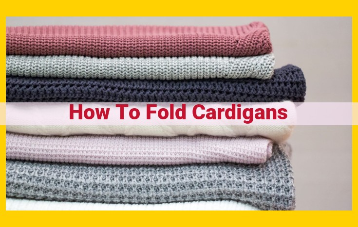 How to Fold Cardigans: The Ultimate Guide to Effortless Organization