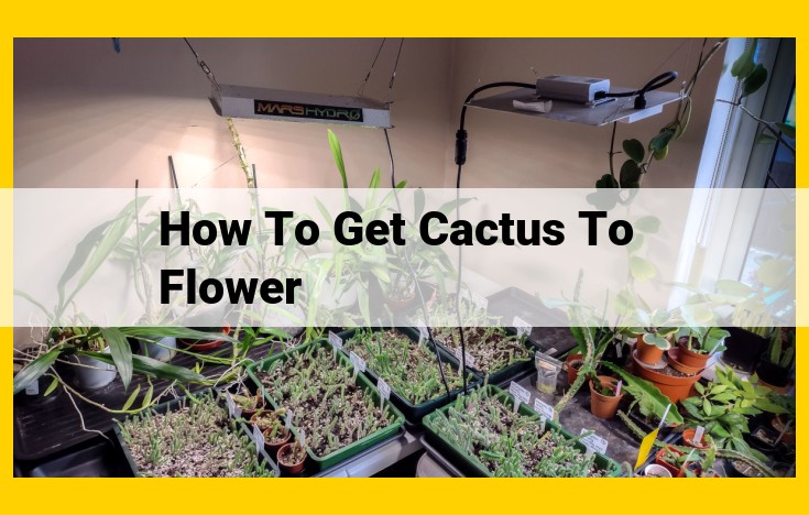 Cactus Flowering Optimization: A Comprehensive Guide to Inducing Blooms