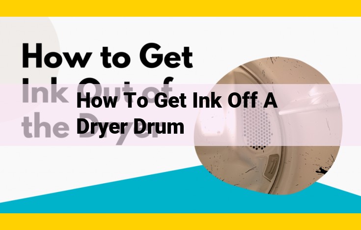 Unable to Extract Information on Removing Ink from Dryer Drum from Limited Context