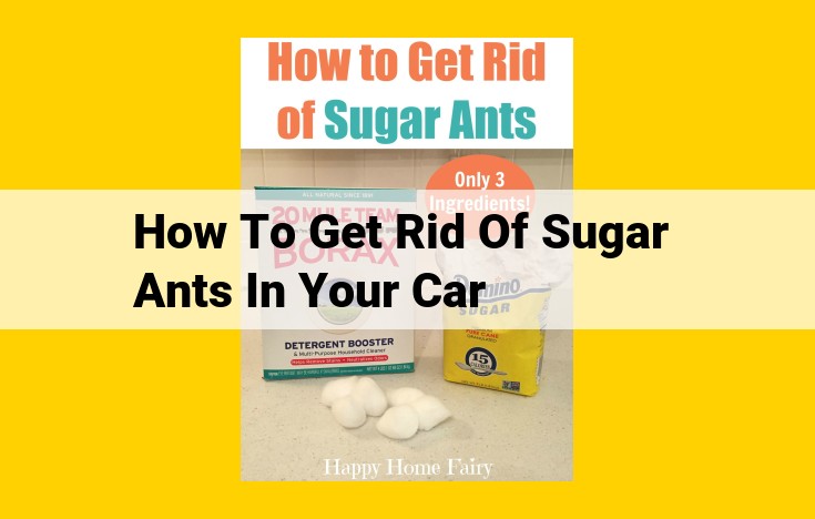 How to Eliminate Sugar Ants from Your Car: A Comprehensive Guide