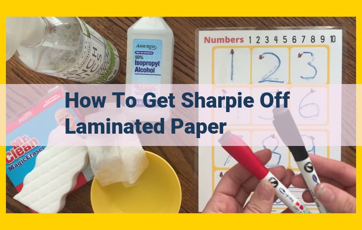 Expert Guide: Effortless Sharpie Removal from Laminated Paper