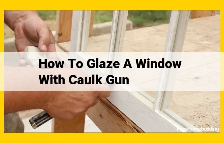 SEO-Optimized Title: Step-by-Step Guide: Glazing Windows with a Caulk Gun for Enhanced Insulation and Aesthetics