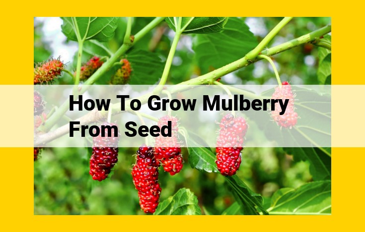 Step-by-Step Guide to Cultivating Mulberry from Seed for Abundant Harvest