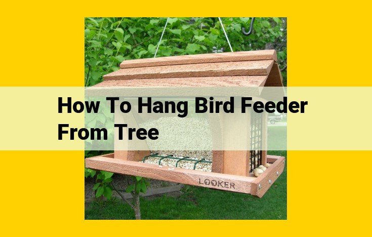 Hang Bird Feeders Safely: A Guide to Optimal Placement and Security