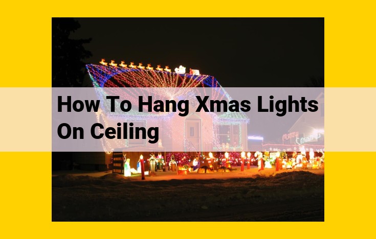 Hang Christmas Lights on Ceiling: Step-by-Step Guide and Essential Tips