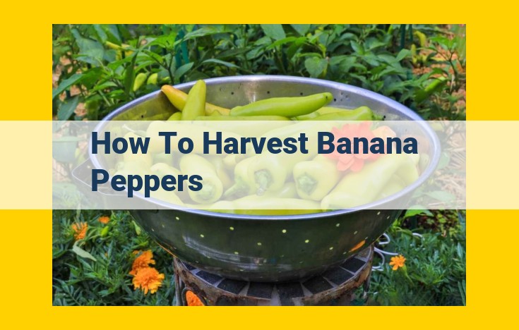 How to Harvest Banana Peppers for Optimal Color, Size, and Flavor