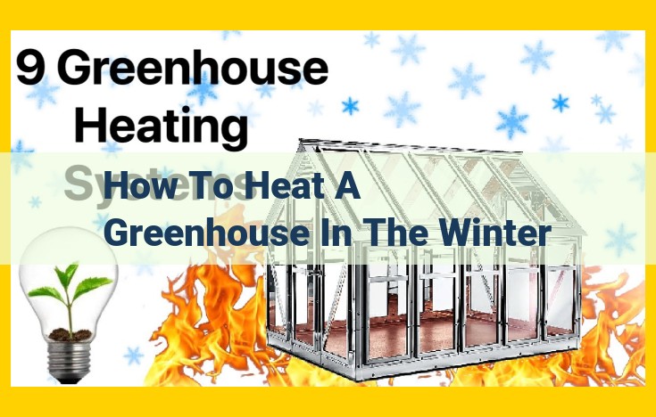 Energy-Efficient Greenhouse Heating: Fueling Winter Growth with Sustainable Solutions