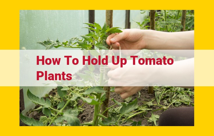 Essential Support Structures and Trellising Techniques for Enhanced Tomato Growth